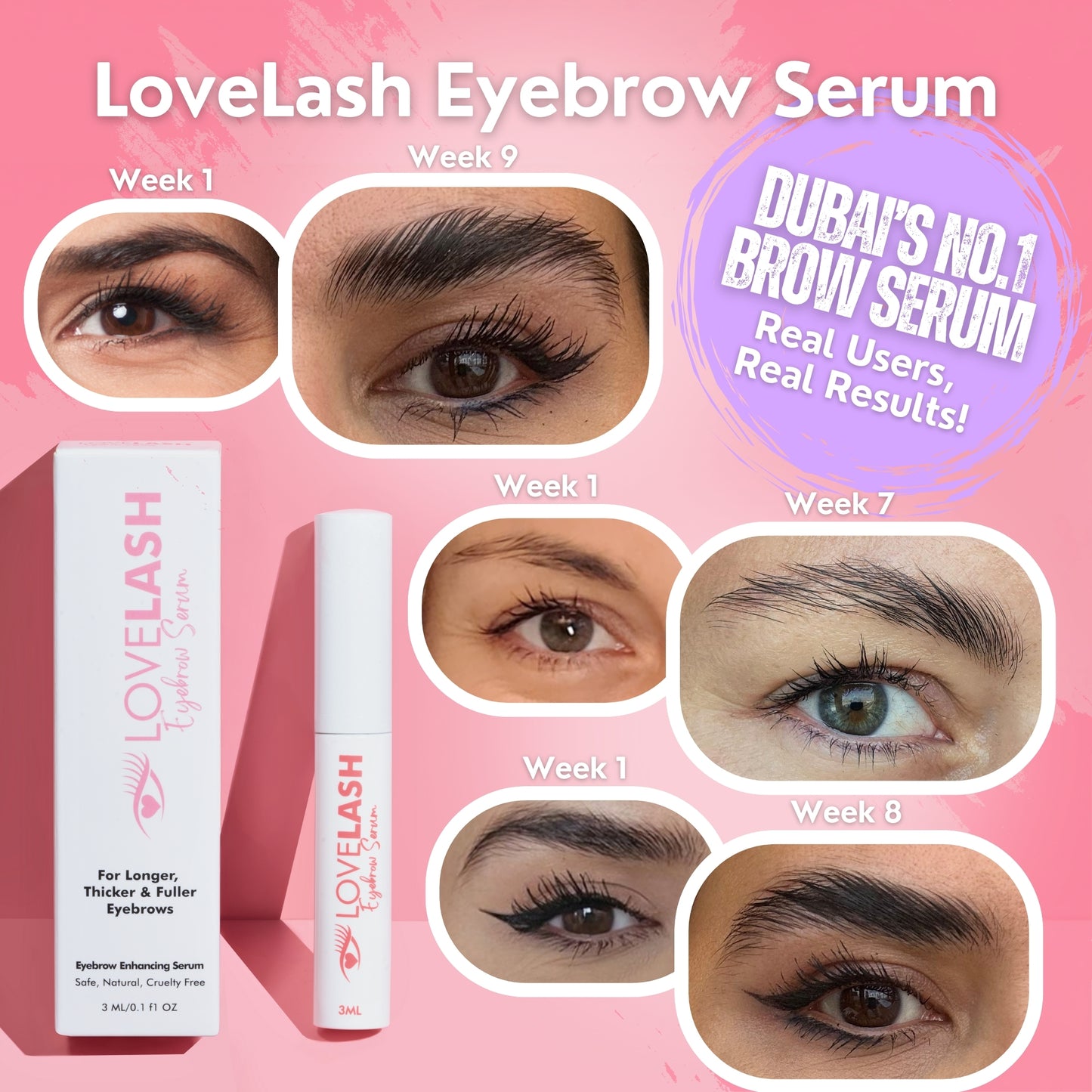 LoveLash Eyebrow Growth Serum 3ml