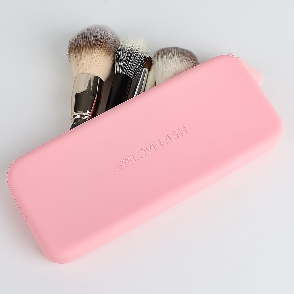 LoveLash Silicone Makeup Bag - Pink