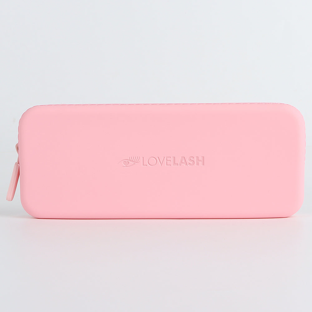 LoveLash Silicone Makeup Bag - Pink