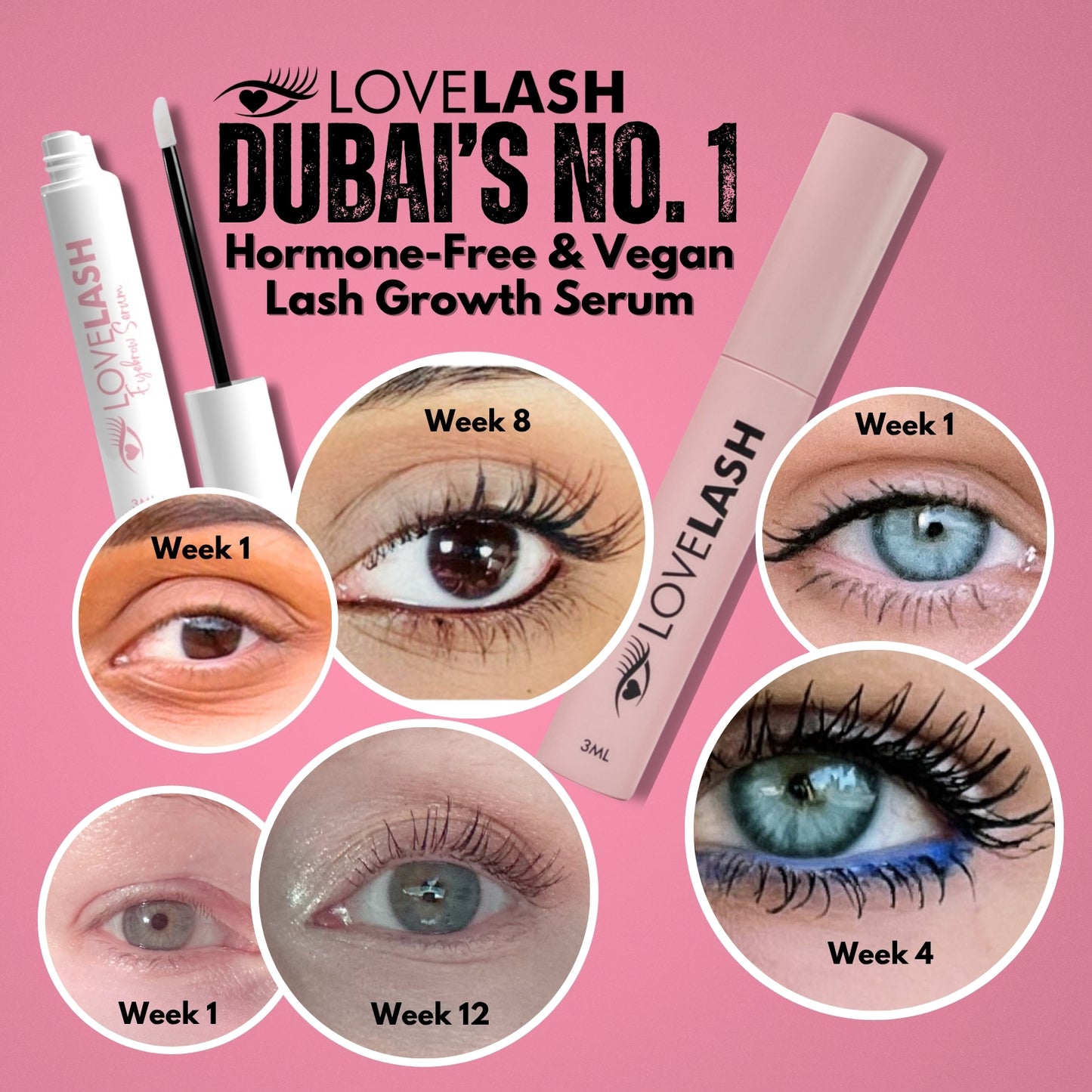 LoveLash Eyelash Growth Serum 3ml